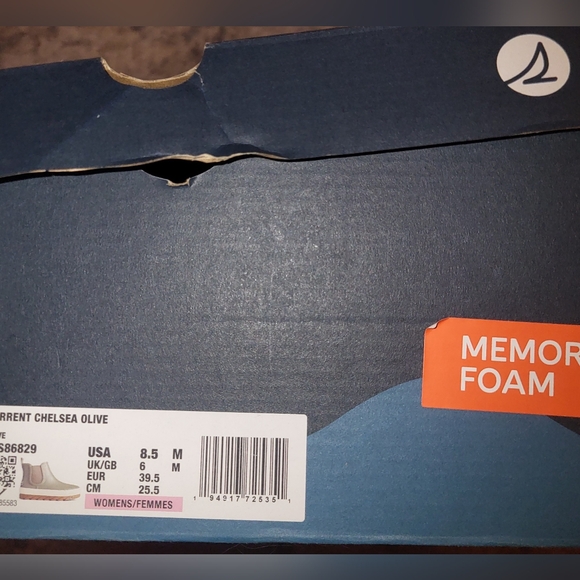 Sperry's, Olive, Size 8 - Picture 4 of 5